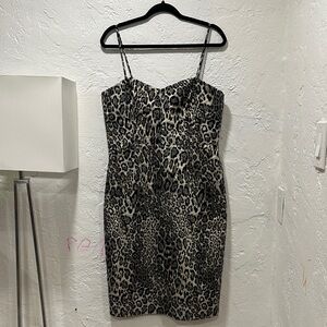 J. Crew Leopard Print Mini Dress